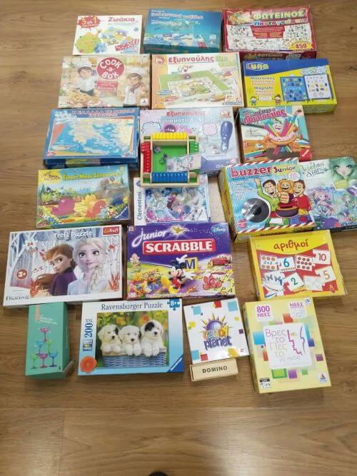 Αποστολή παιχνιδιών σε εθελοντική ομάδα στην Θεσσαλονίκη